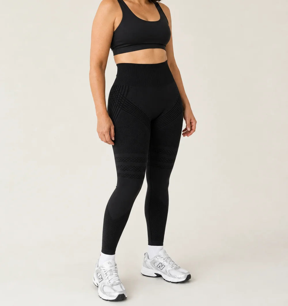 3D Leggings | Black