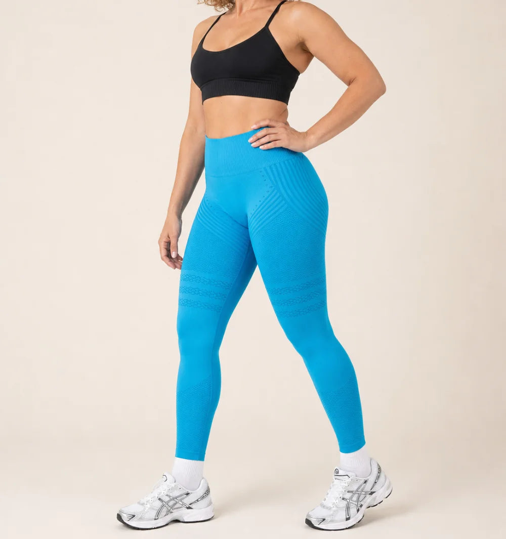 3D Leggings | Blue