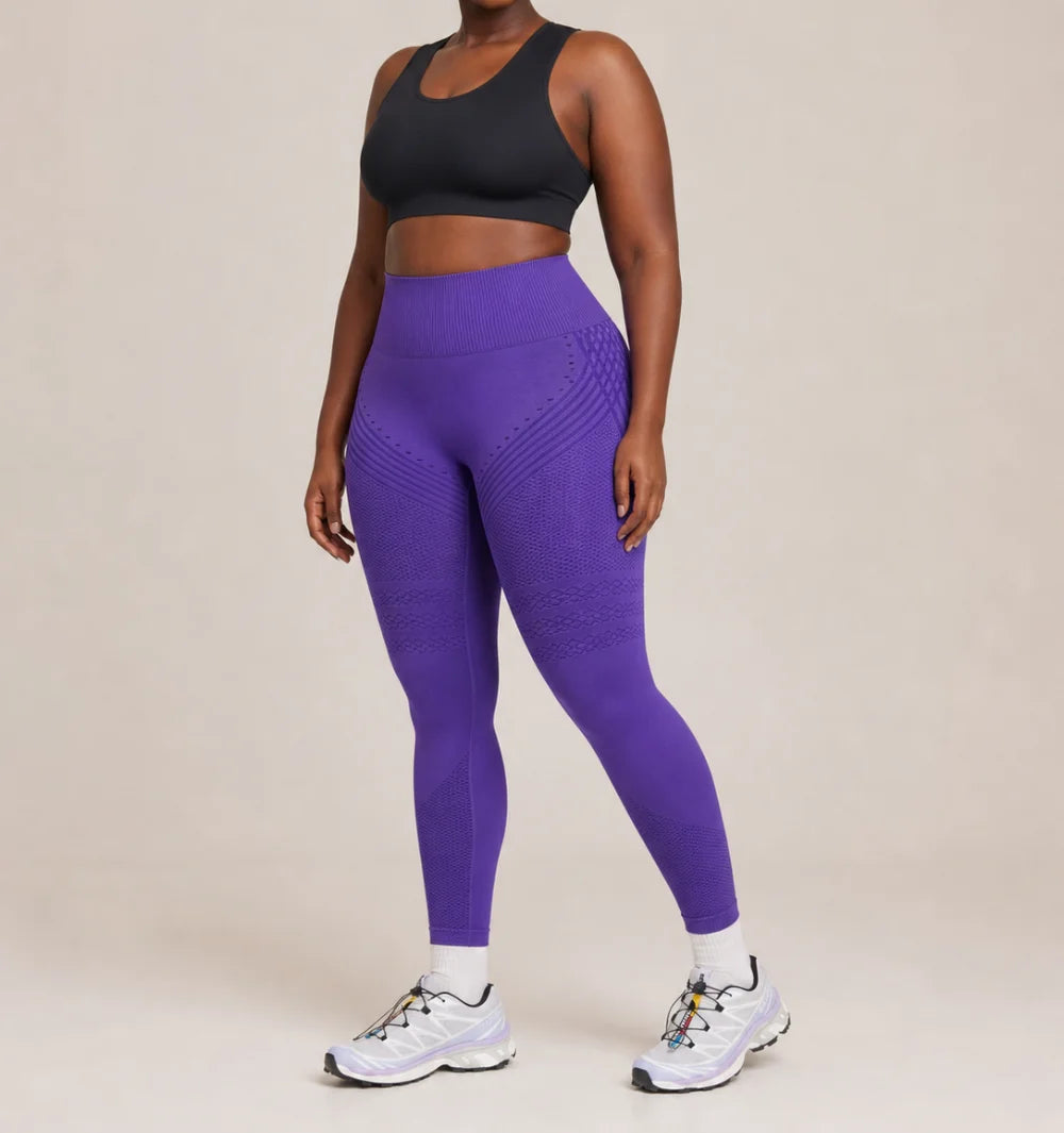 3D Leggings | Royal Purple