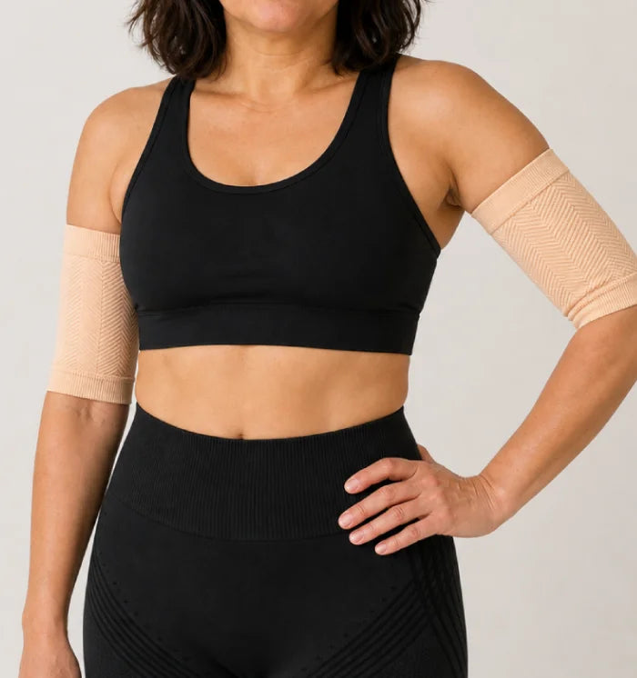 3D Sculpting Arm Sleeves | Beige