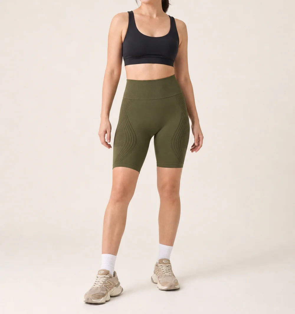 3D Shorts | Olive Green