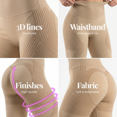 3D Shorts | Beige