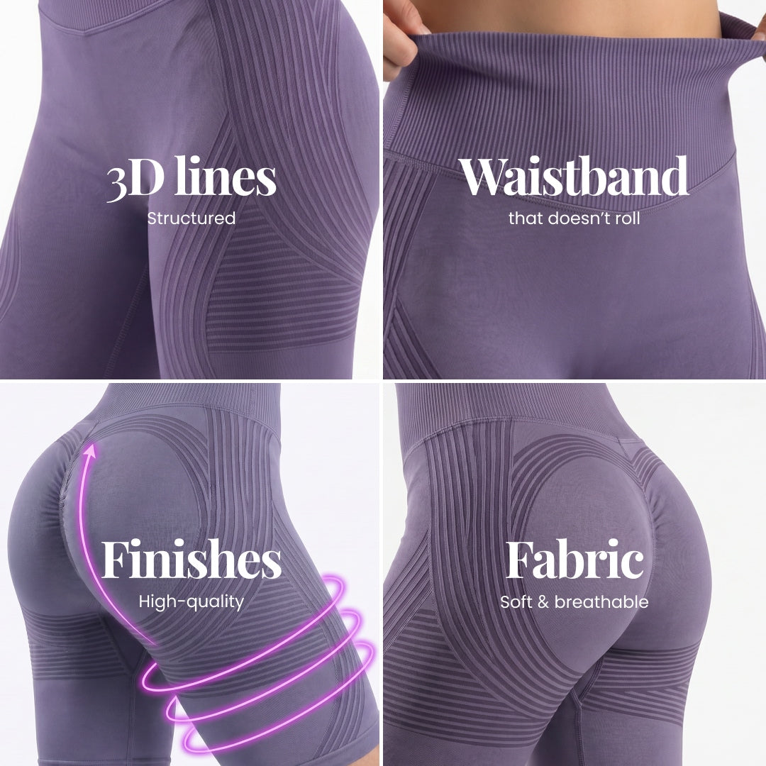3D Shorts | Lavender