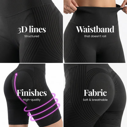 3D Shorts | Black