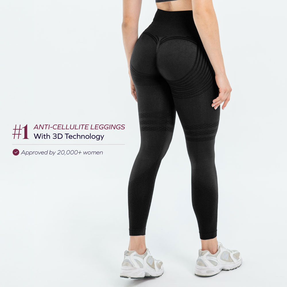 3D Leggings | Teal Green