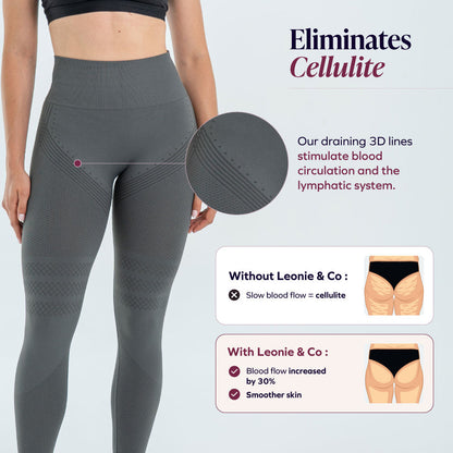3D Leggings | Dark Gray