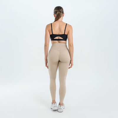 3D Leggings | Beige