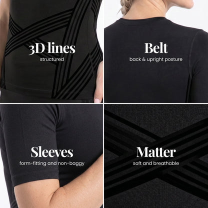 3D Sculpting T-Shirt | Black