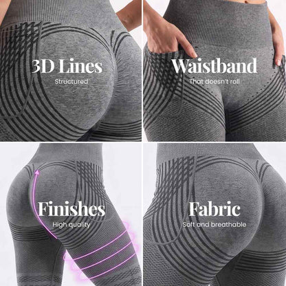 3D Pocket Legging | Black