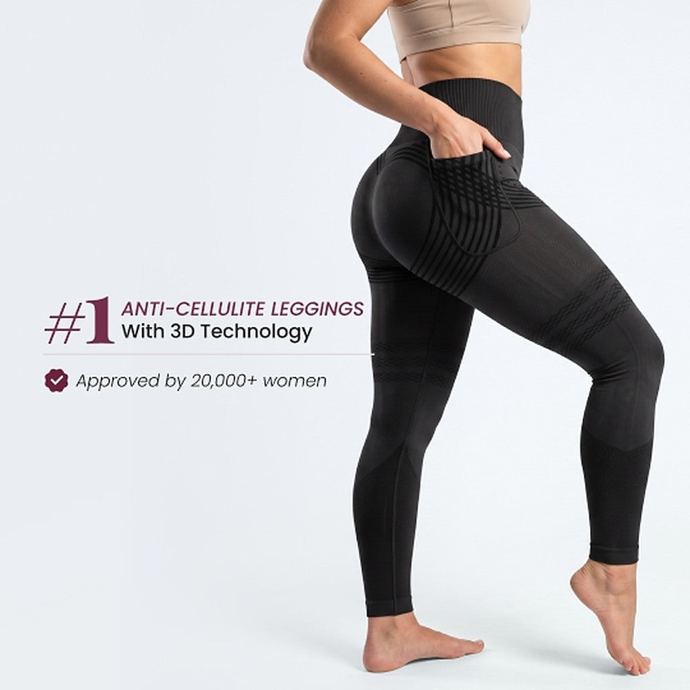 3D Pocket Legging | Beige