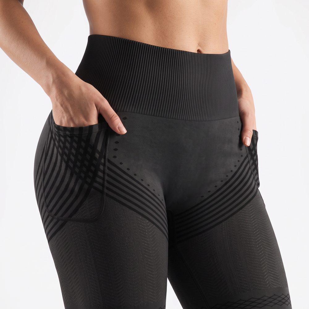 3D Pocket Legging | Dark Gray