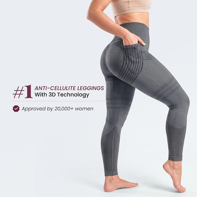 3D Pocket Legging | Black