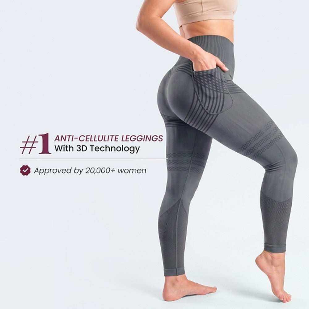 3D Pocket Legging | Dark Gray