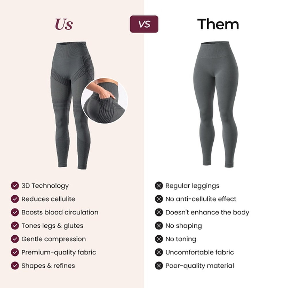 3D Pocket Legging | Dark Gray