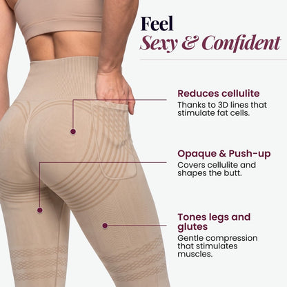 3D Pocket Legging | Beige