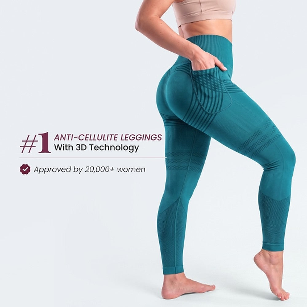 3D Pocket Legging | Dark Gray