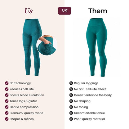 3D Pocket Legging | Black